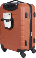Wrangler Smart Spinner Carry-On Luggage with USB Charging Port