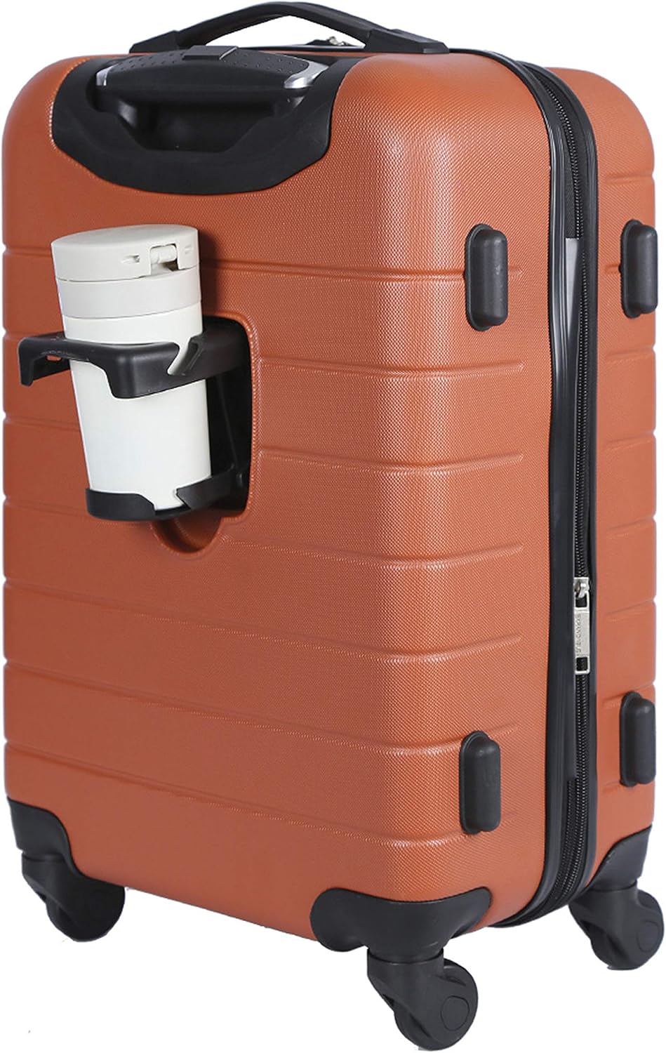 Wrangler 20 Smart Spinner Carry-On Luggage with USB Charging Port