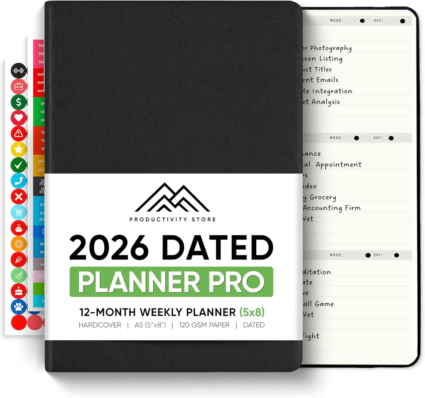 Dated 2026 Planner - The Ultimate Productivity Tool for Goals