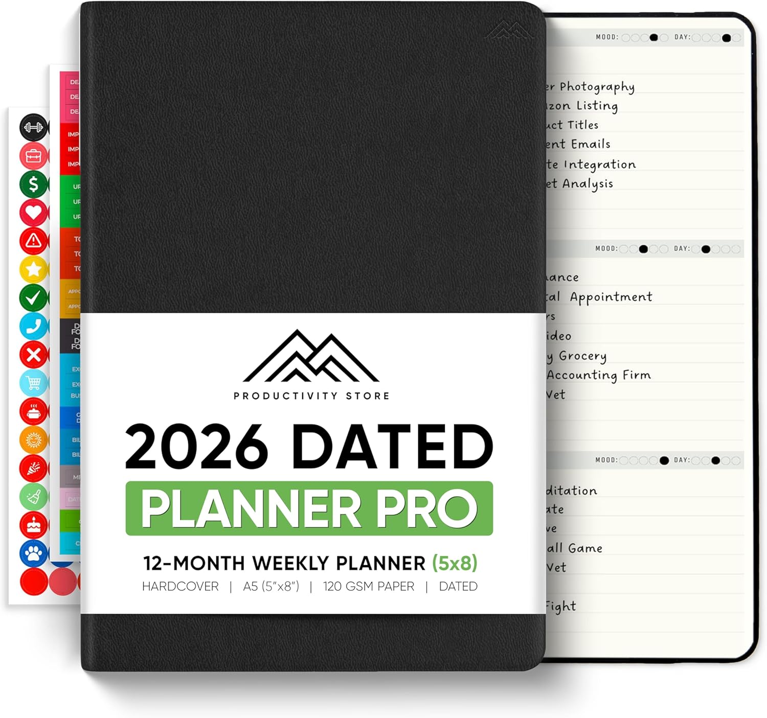 Dated 2026 Planner - The Ultimate Productivity Tool for Goals