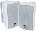 Dual Audio LU47PW 4 3-Way Indoor/Outdoor Speakers (White) - Clear