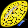 Glow in The Dark Football - Strong Grip Light Up Night Ball (No.3)