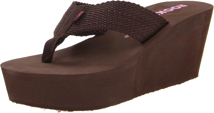 Rocket Dog Women's Diver Webbing Wedge Flip-Flop for Comfort