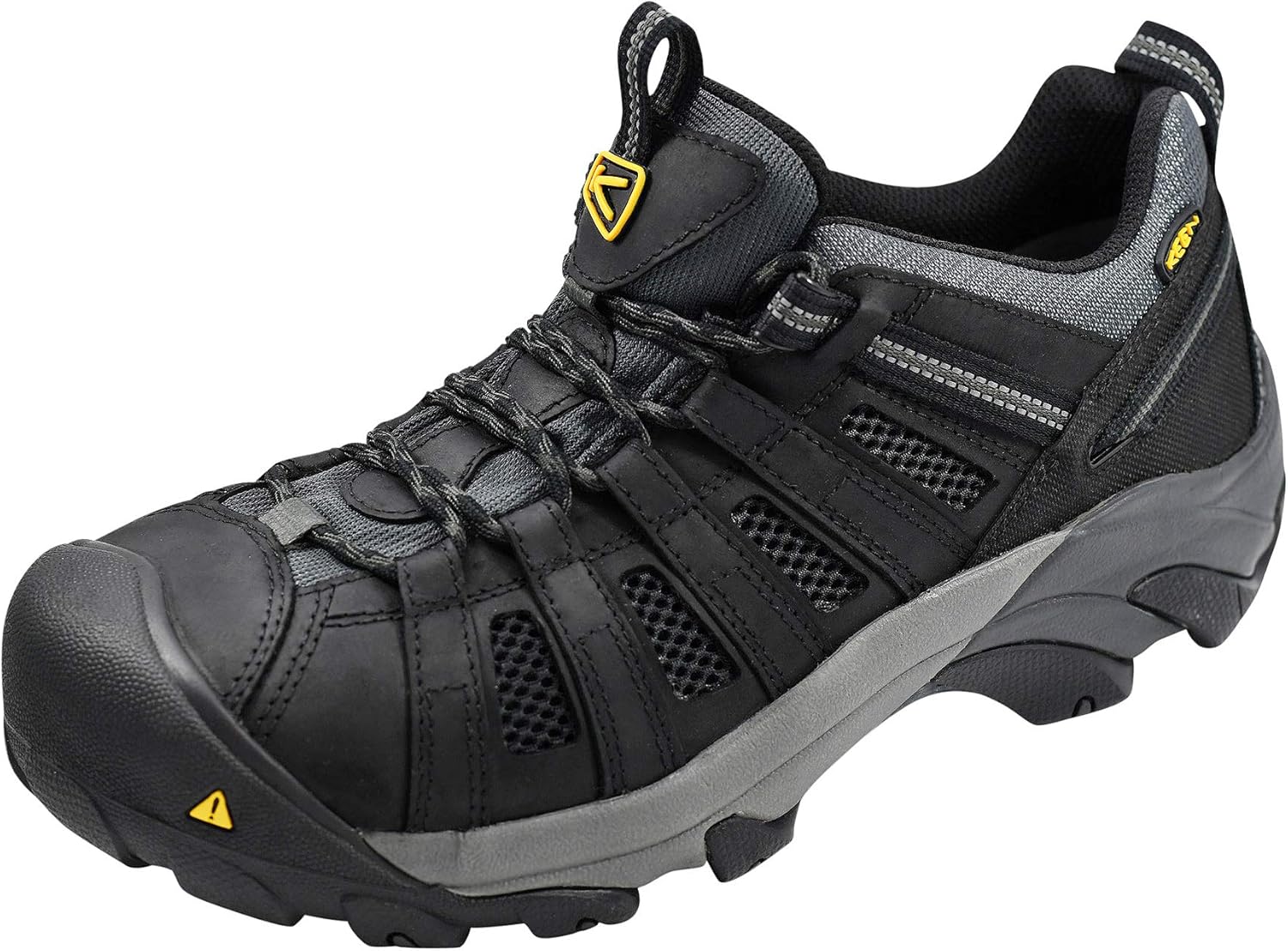 KEEN Utility Mens Flint Low Steel Toe Work Shoes for Comfort