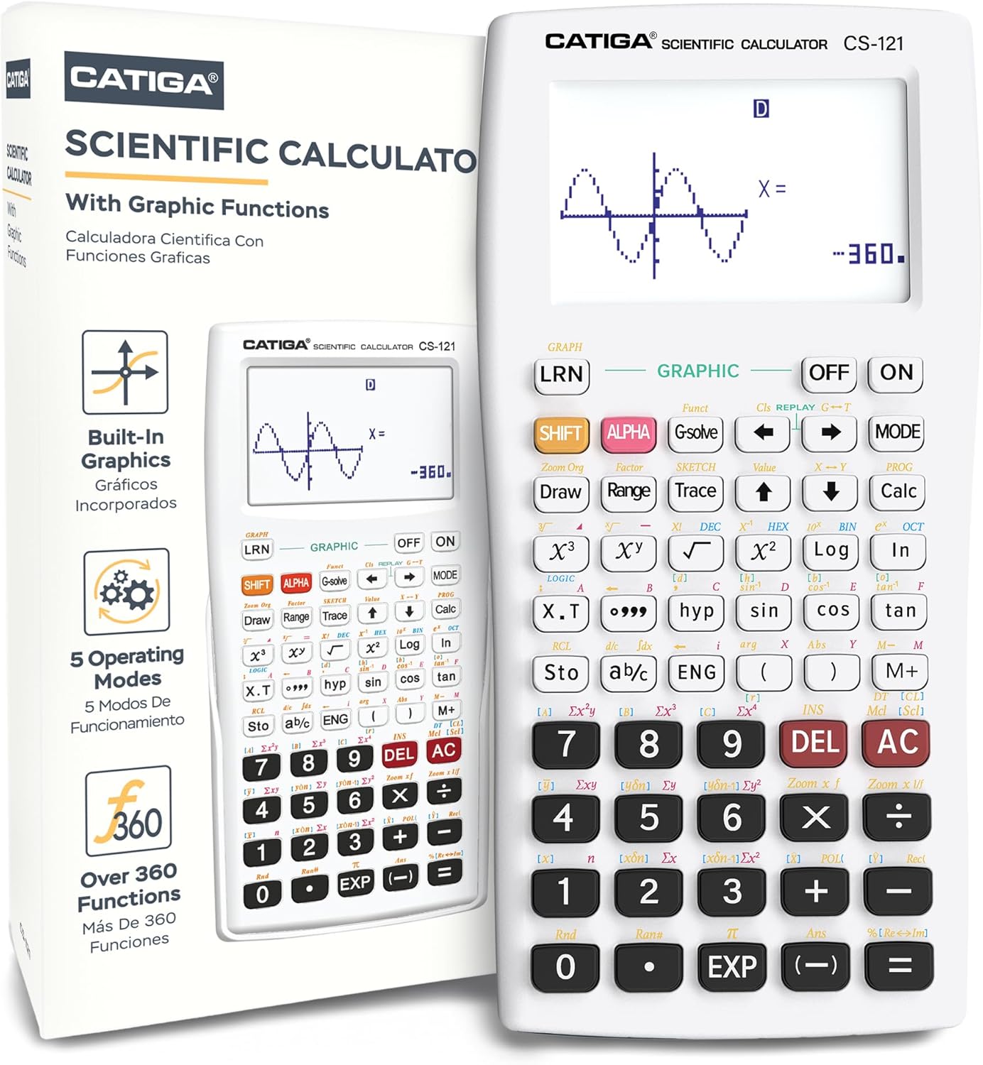 Scientific Calculator with Graphic Functions for Students