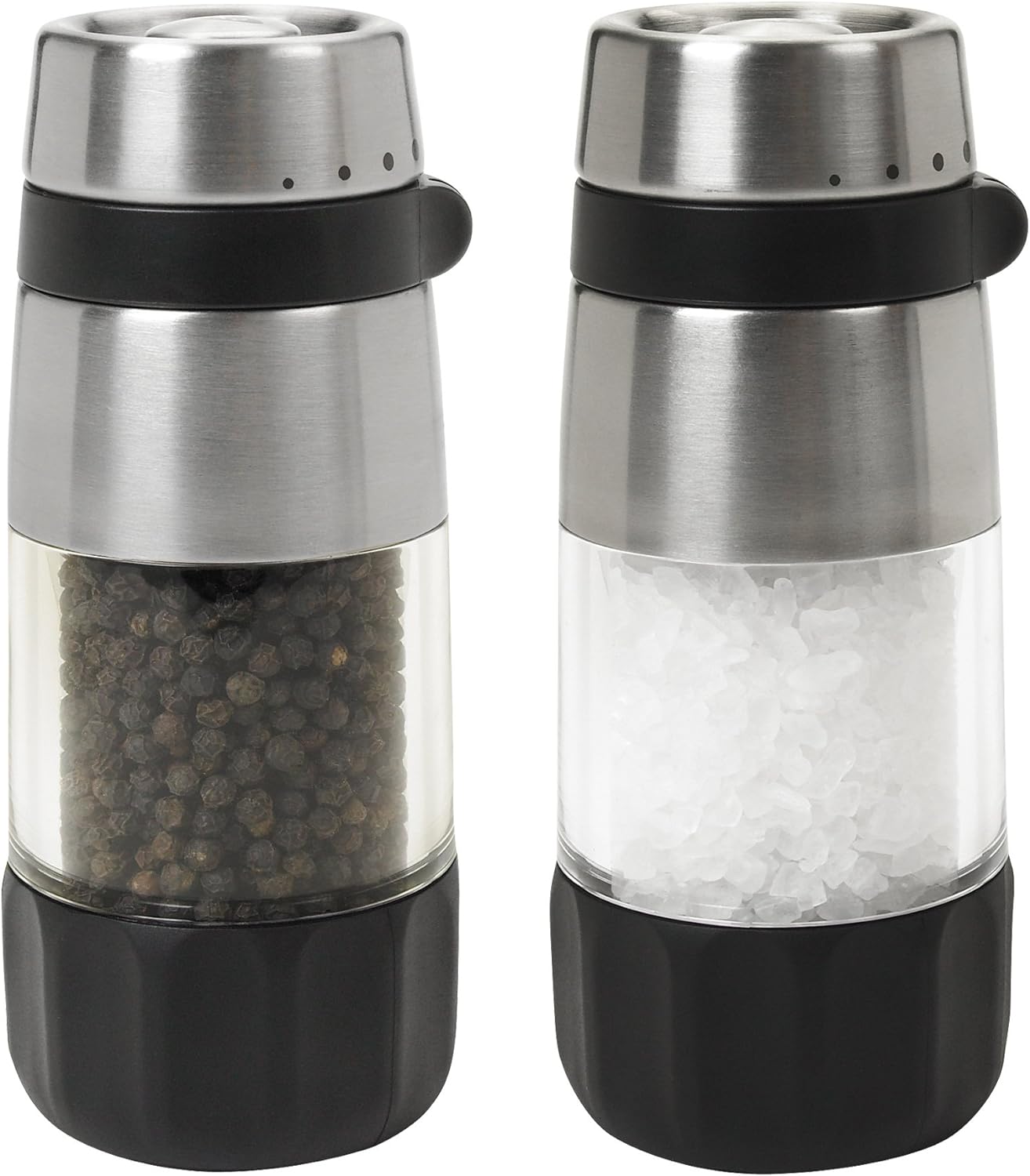 OXO Salt and Pepper Grinder Set for Effortless Seasoning