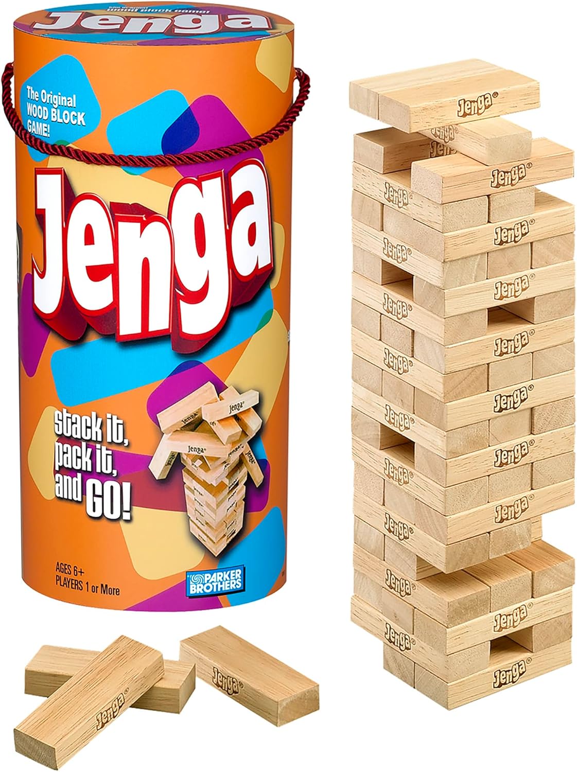 Jenga Wooden Tower Game | Family Fun & Easter Gift