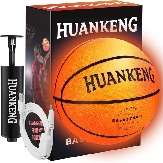 Glow-in-the-Dark Rechargeable Ball: Fun Sports Toy for Boys 6-15