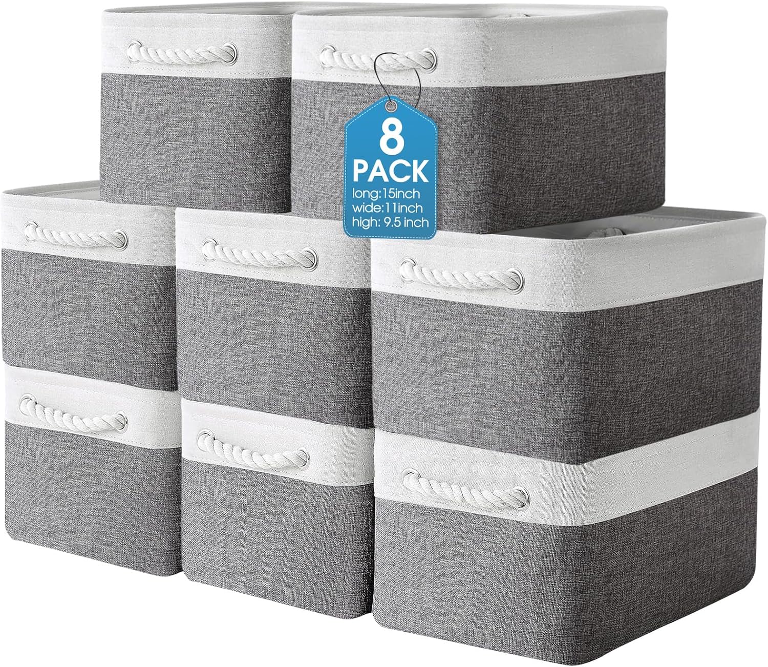 Meekoo Collapsible Storage Bins for Home Organization Needs