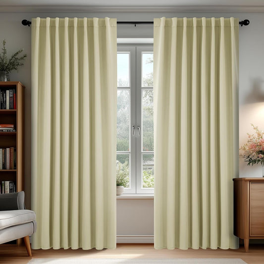 Deconovo Blackout Curtains for Bedroom and Living Room 95 in