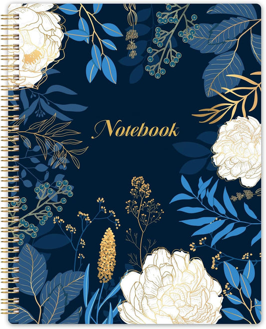 Amoroud College Ruled Spiral Notebook - Perfect for Work & Writing