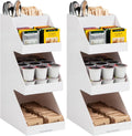 Mind Reader Coffee Tea Utensil and Condiment Station - Compact