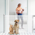 Retractable Baby Gate for Stairs 33in Tall Expands to 71in