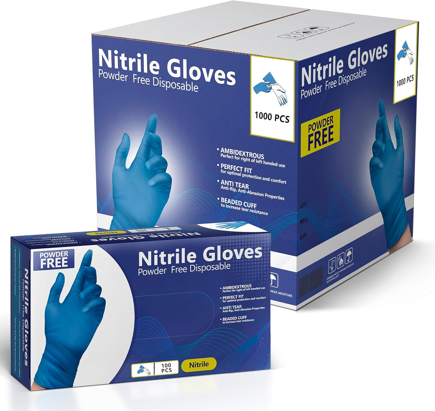 AroCare Nitrile Gloves | Comfort & Safety, Latex-Free
