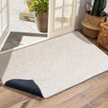Ultra Thin 3x5 ft Bathroom Rug - Low Profile Absorbent Mat