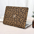 Seorsok Compatible MacBook Air 13.6 in Case Leopard Grain Leather
