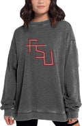 chicka-d NCAA womens Campus Pullover - Soft Vintage Fleece luxuriously