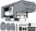 5th Wheel RV Cover 33-37 ft - 8-Layer UV, Wind & Water Protection