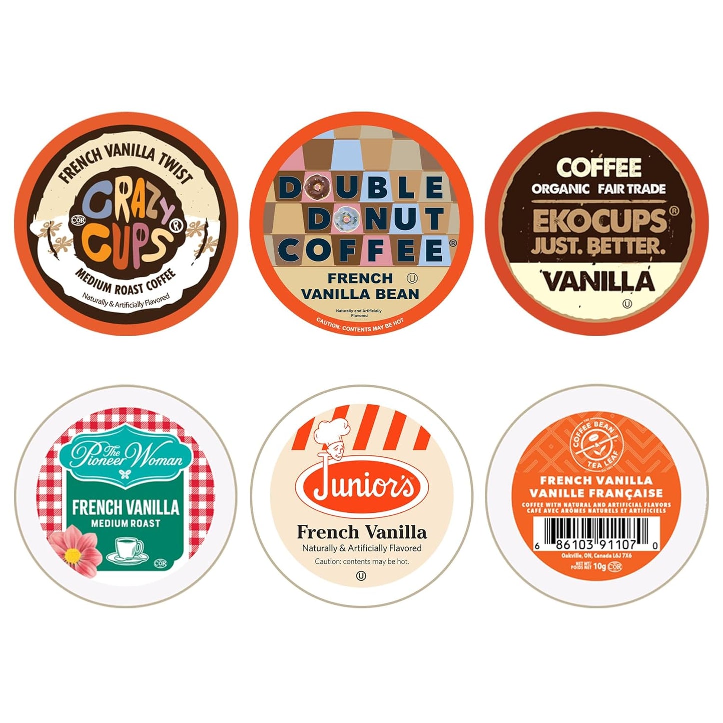 French Vanilla Coffee Pods Variety Pack for Keurig Machines