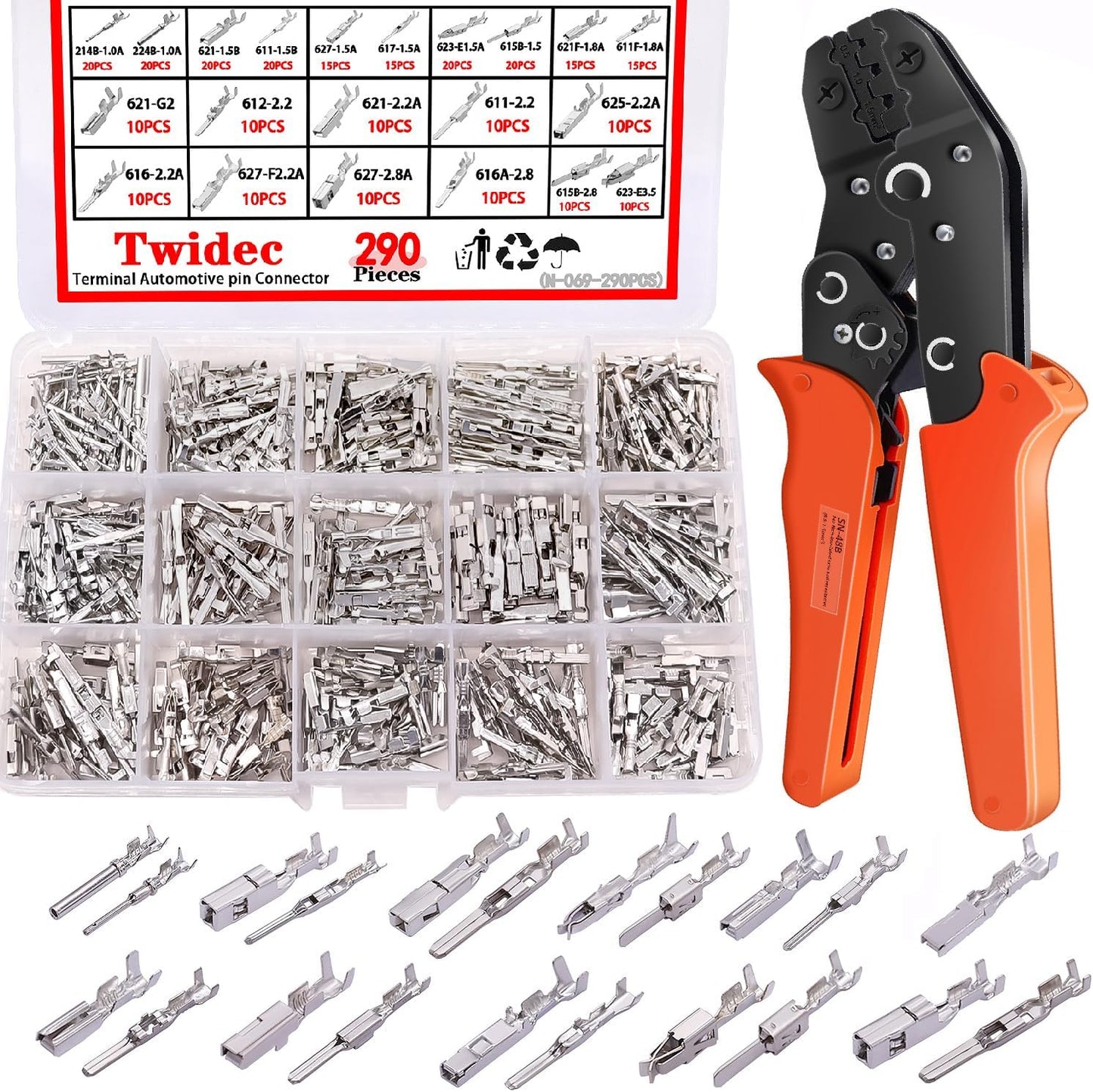 290PCS Car Electrical Wire Terminal Pins Connector Set Review