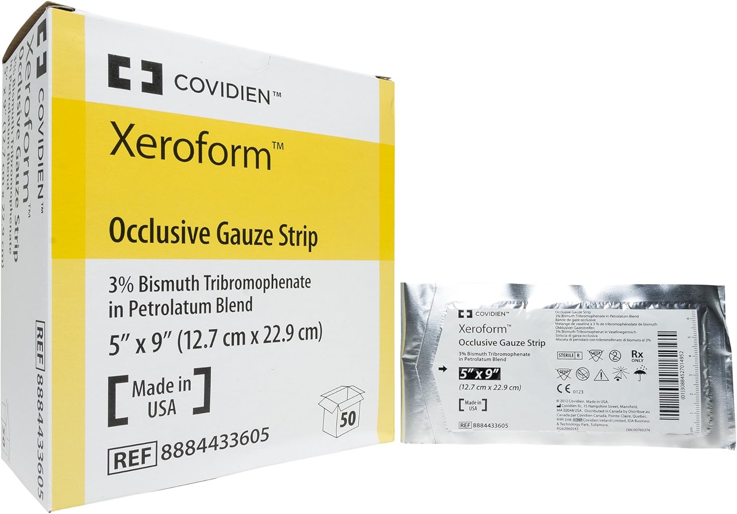 Xeroform Dressing 5X9 Sterile 50Ea/Bx for Optimal Wound Care