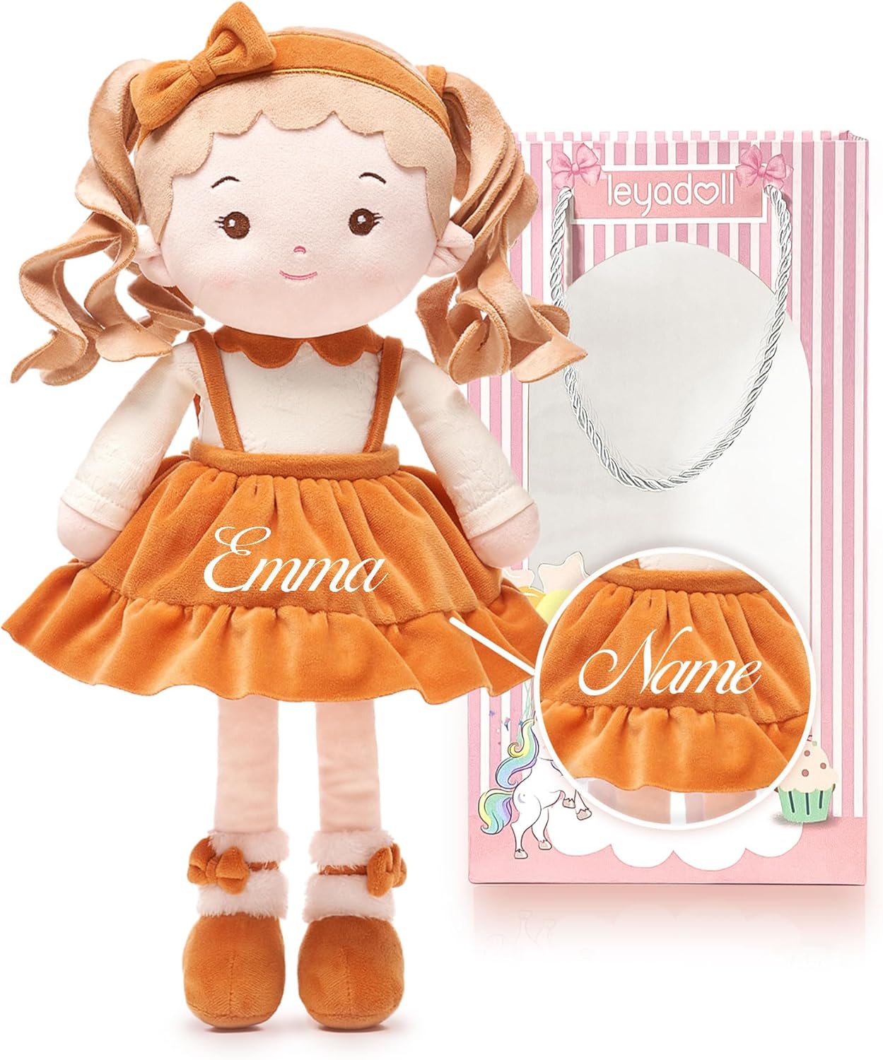 Personalized Soft Baby Doll for 1 Year-Old Girls - Perfect Gift