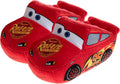 Boys Lightning McQueen Plush Slippers - Cozy Cars House Shoes