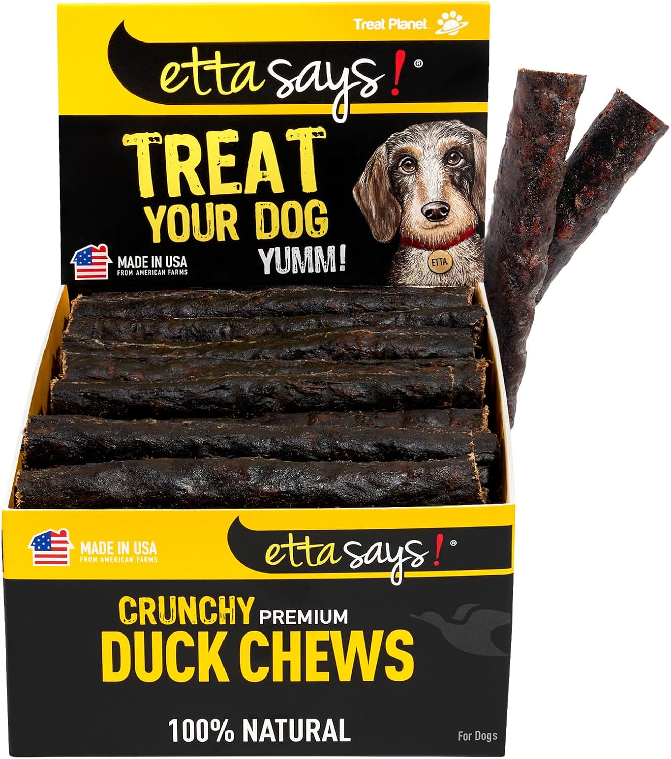 Premium Crunchy Duck Dog Chews for Healthy Happy Pets