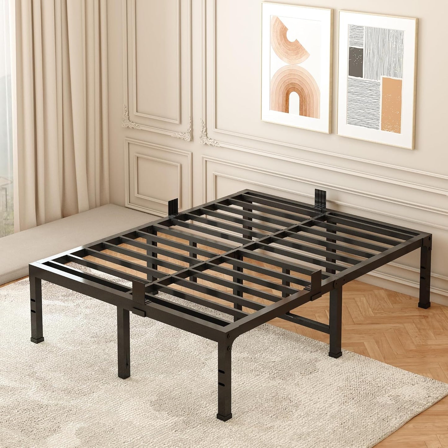 Heavy Duty California King Bed Frame for Ultimate Comfort