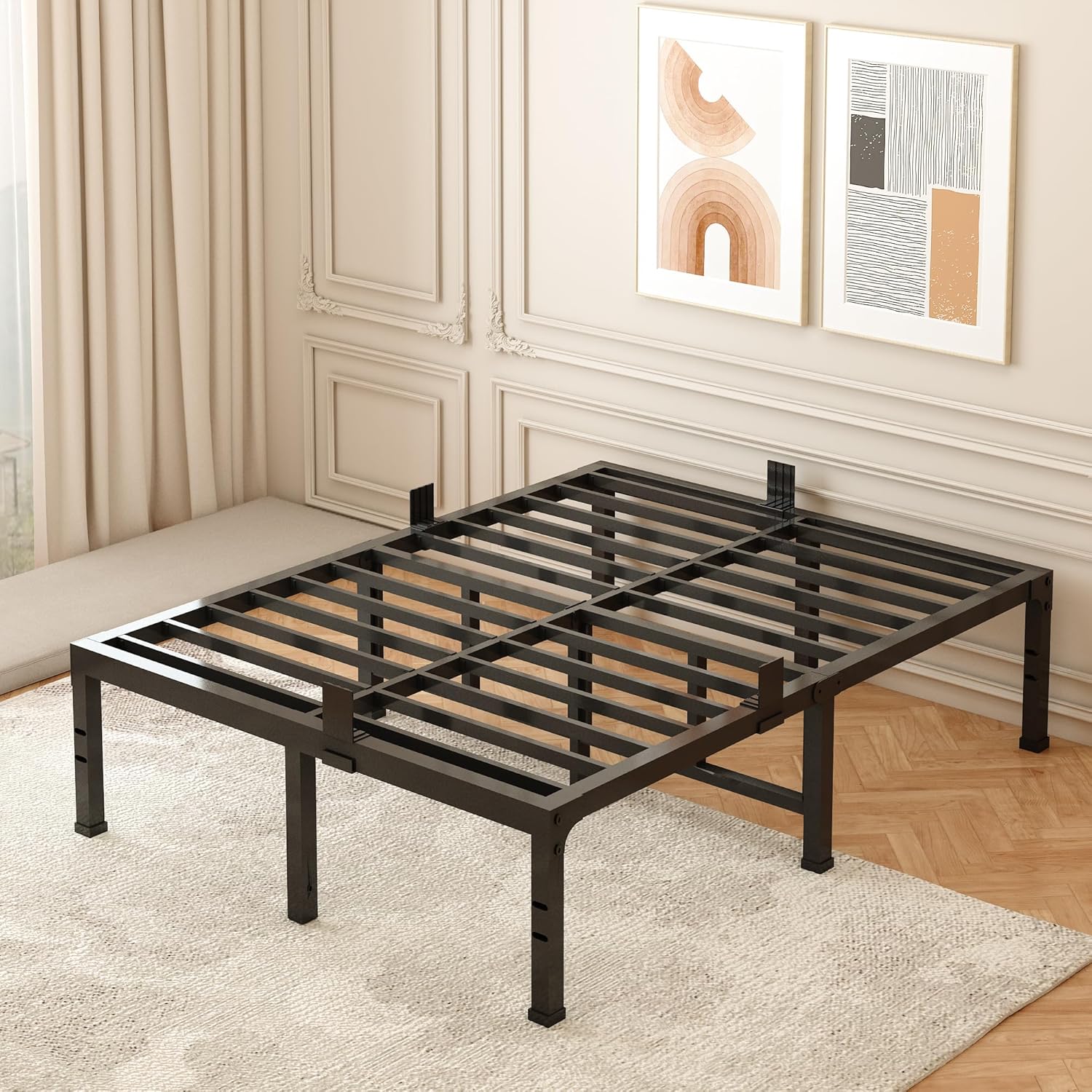 Heavy Duty California King Bed Frame for Ultimate Comfort
