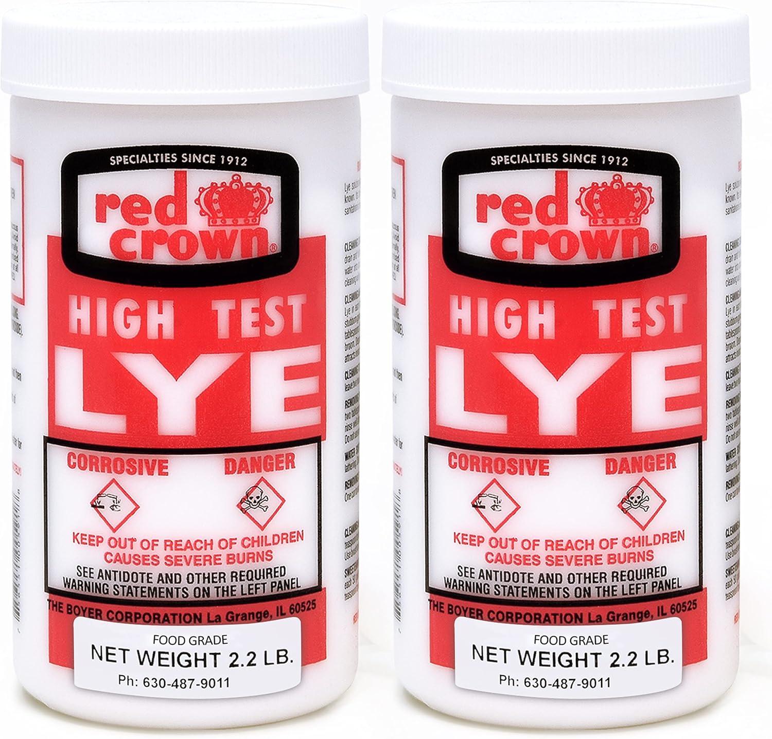 Sodium Hydroxide Pure High Test Lye for Soap Making and Cleaning
