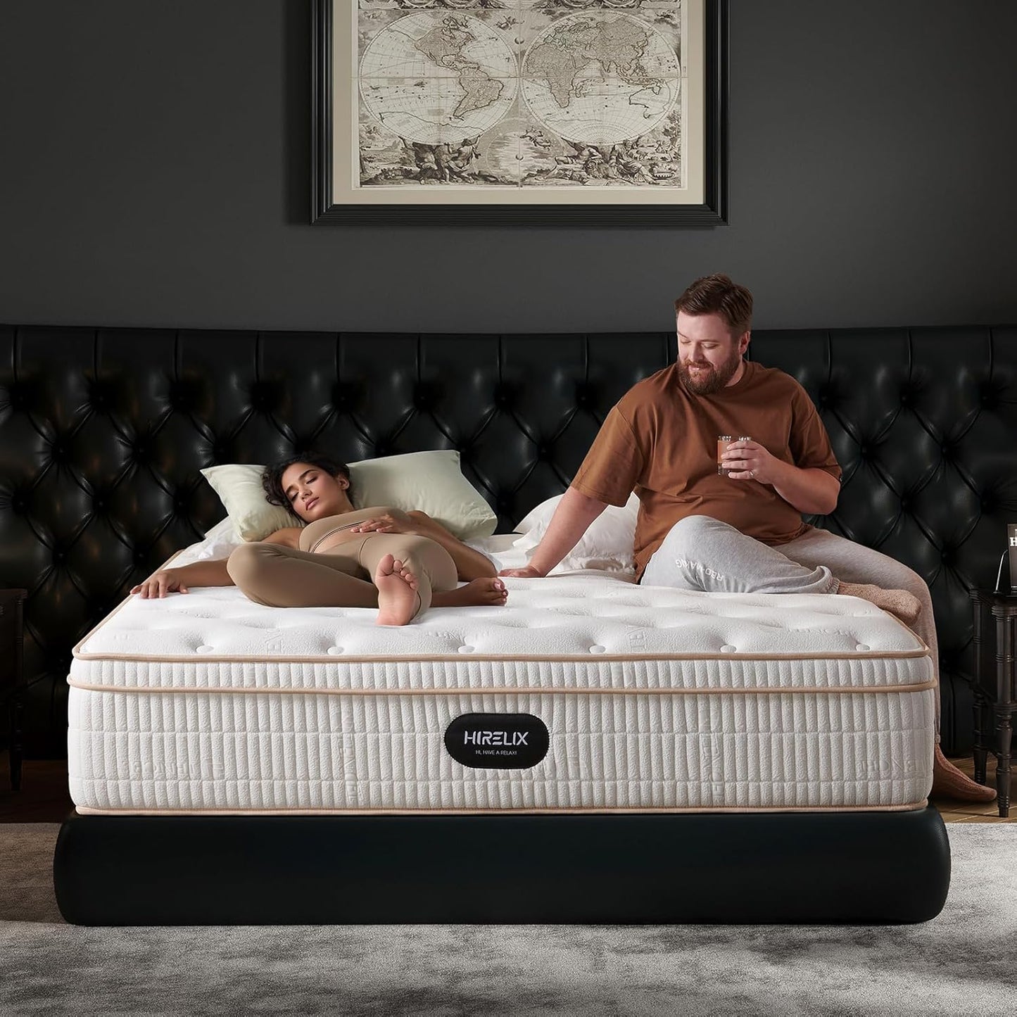 14 Inch Queen Hybrid Mattress with Cooling Gel Memory Foam