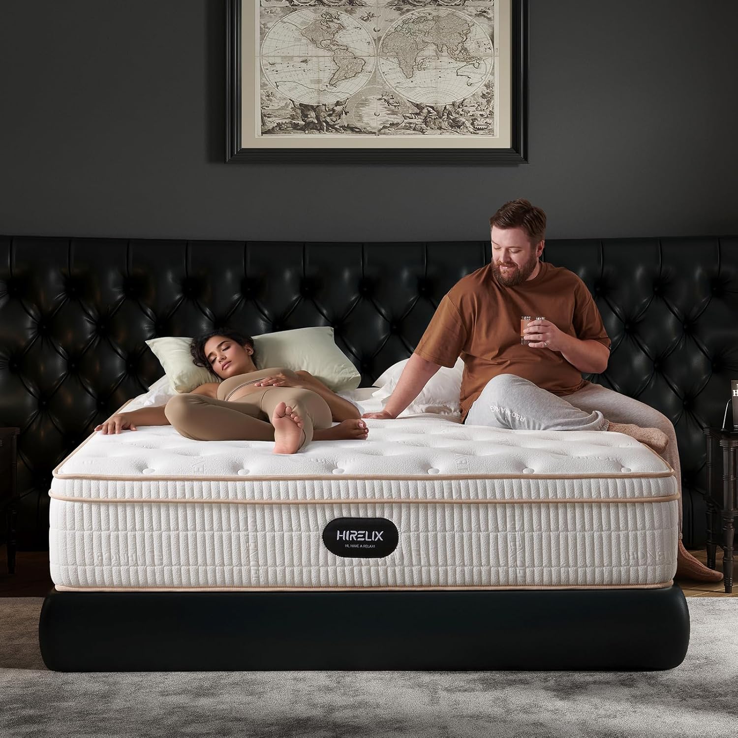 14 Inch Queen Hybrid Mattress with Cooling Gel Memory Foam
