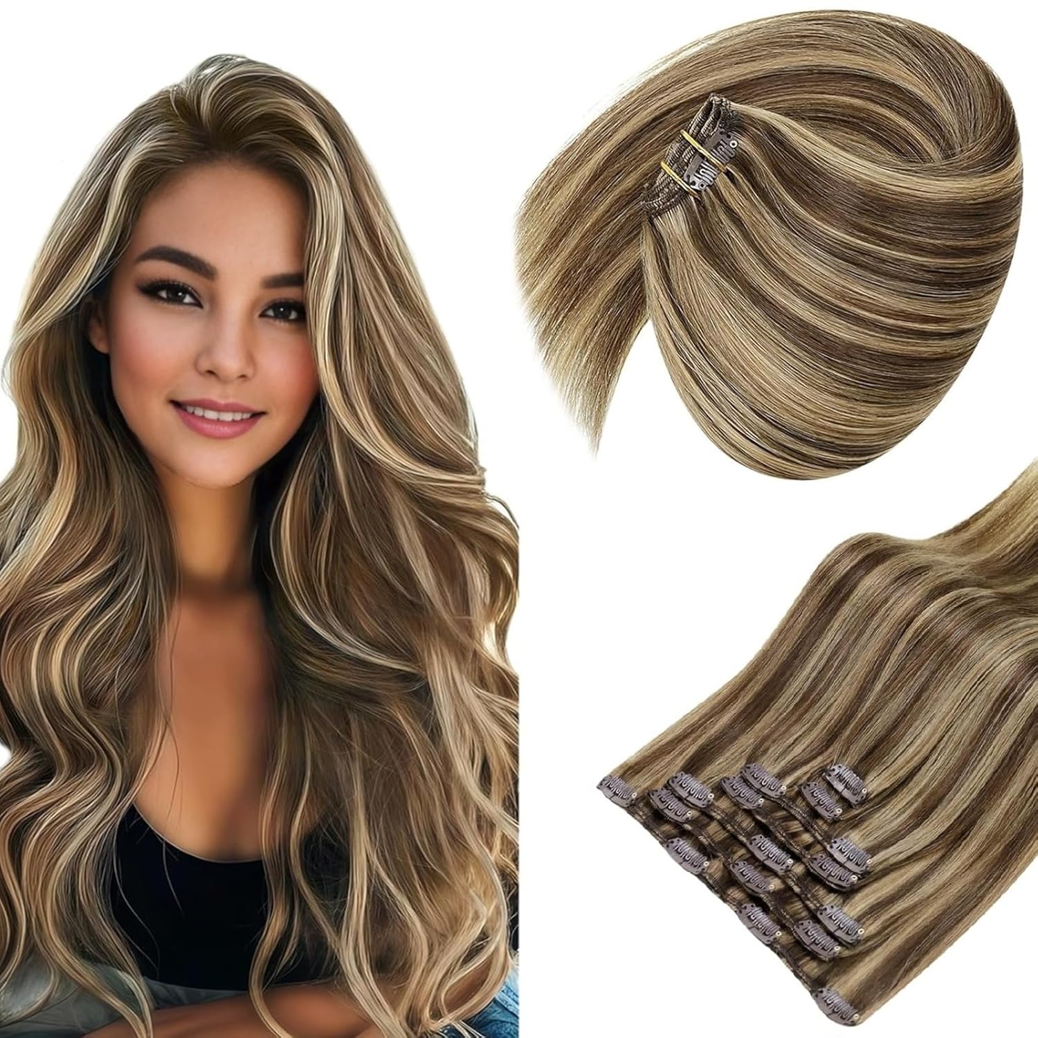 Sunny Hair Clip in Hair Extensions for Natural Look and Comfort