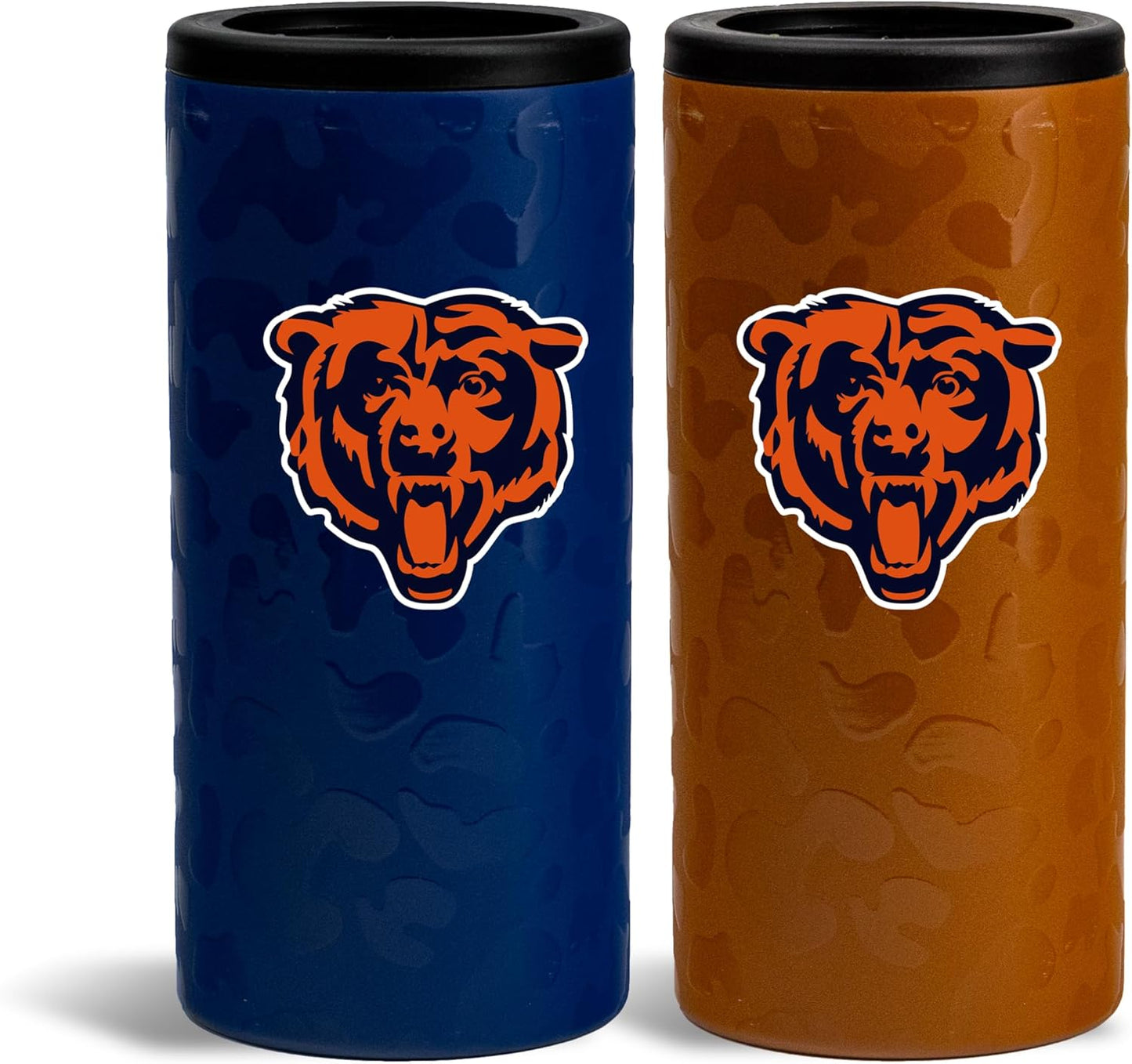 2-Pack Home/Away Leopard SS Slim Can Coolie for Team Spirit