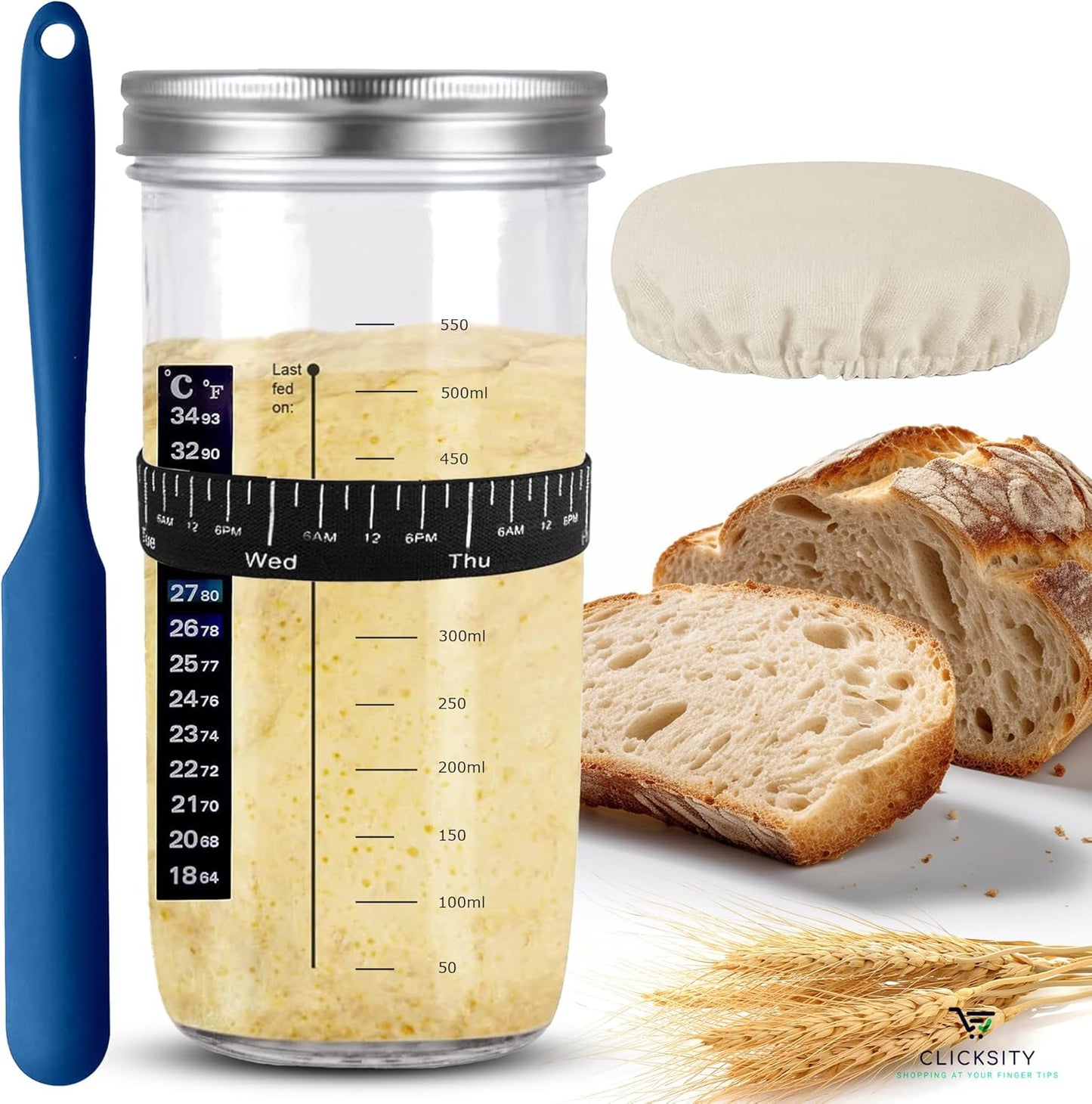 Sourdough Bread Starter Kit - Bake Fresh Daily!