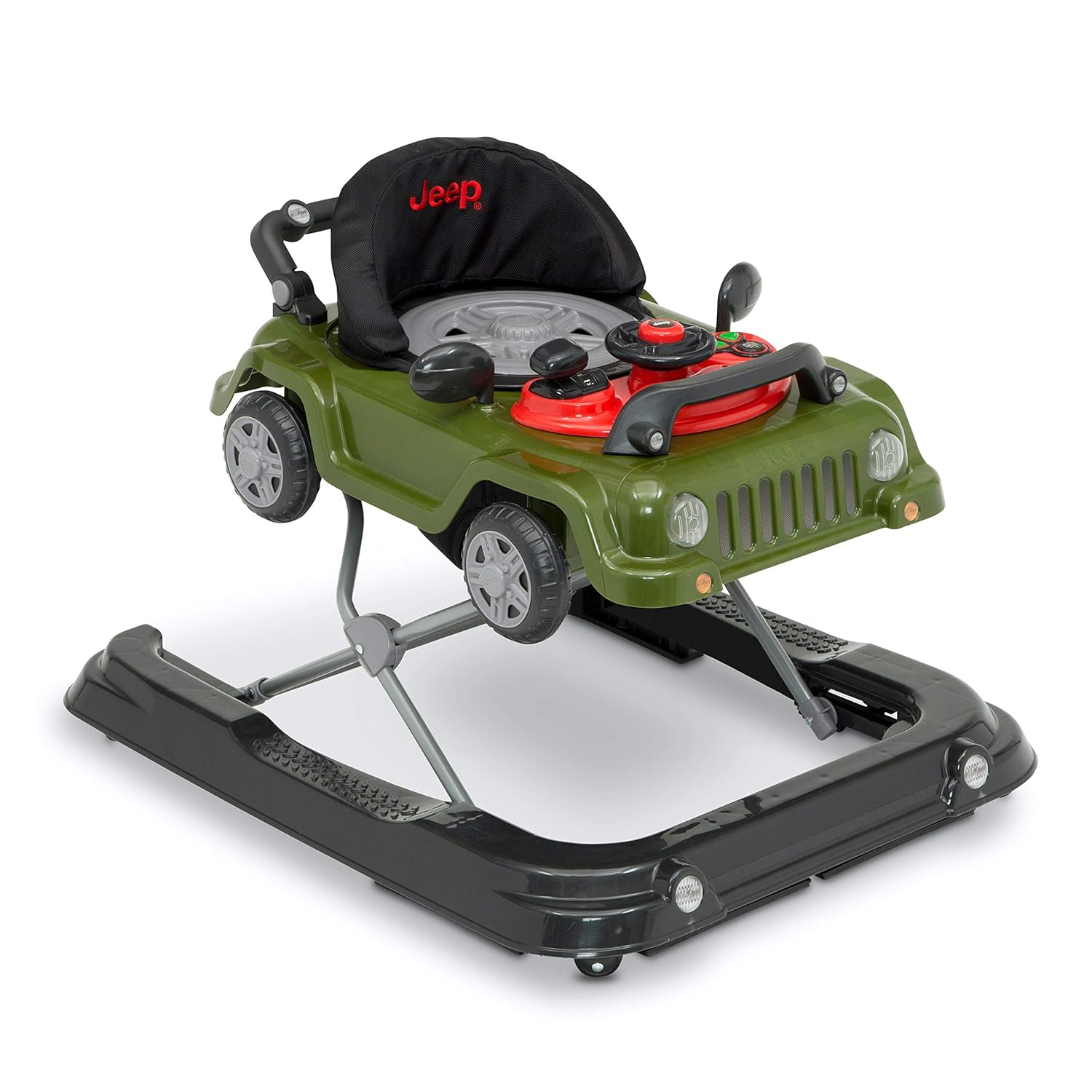 Delta Children Jeep Grow-with-Me Walker - Music, Lights, Push & Play!