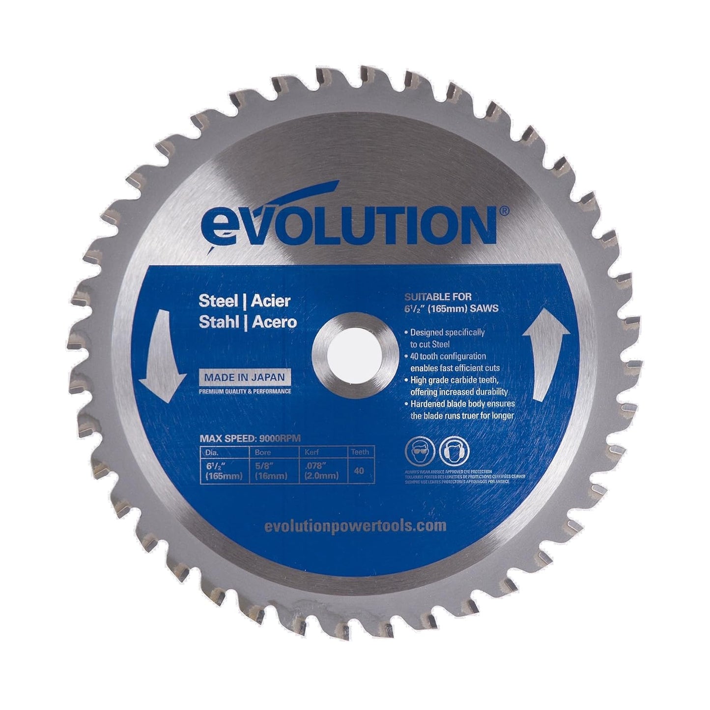 Evolution Power Tools 6-1/2BLADEST Steel Cutting Saw Blade Review