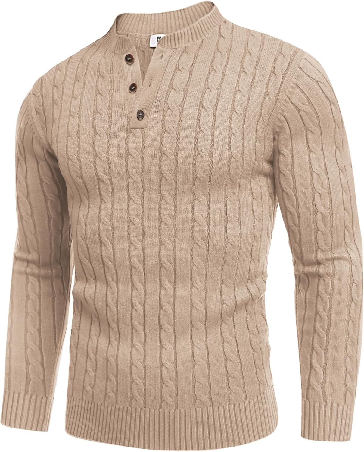 COOFANDY Men Casual Knit Sweater for Stylish Comfort and Fit