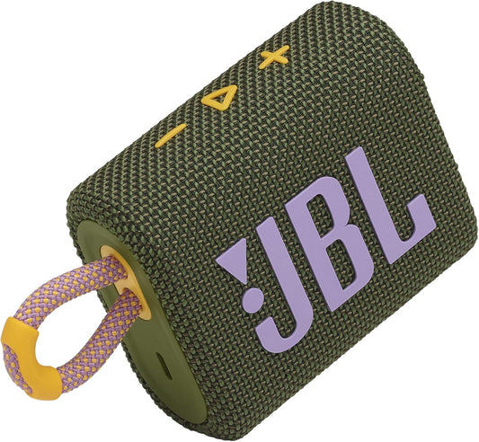 JBL Go 3 Portable Waterproof Wireless Speaker for Outdoor Fun