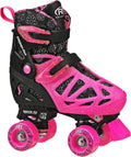Youth Adjustable Roller Derby Trac Star Skates - Easy Fit for Kids