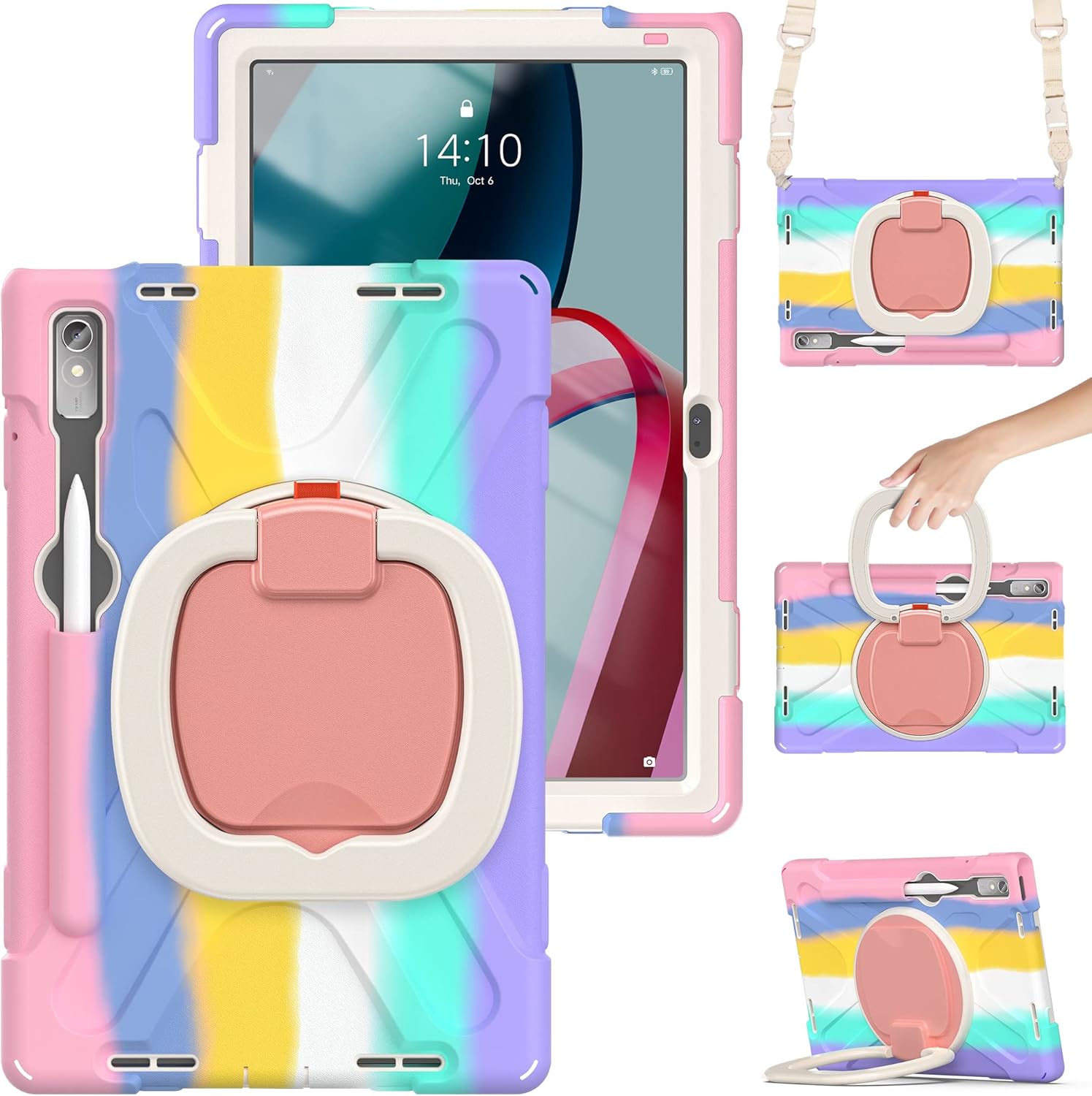 Lenovo Tab P11 Pro 2nd Gen Case with 360 Rotating Grip