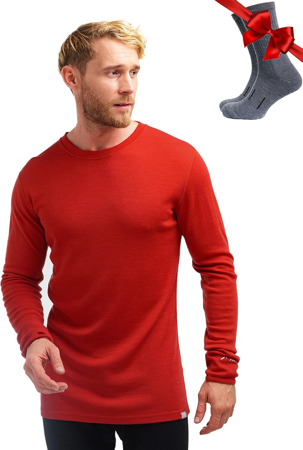 Merino Wool Base Layer for Men - Comfortable Thermal Shirts