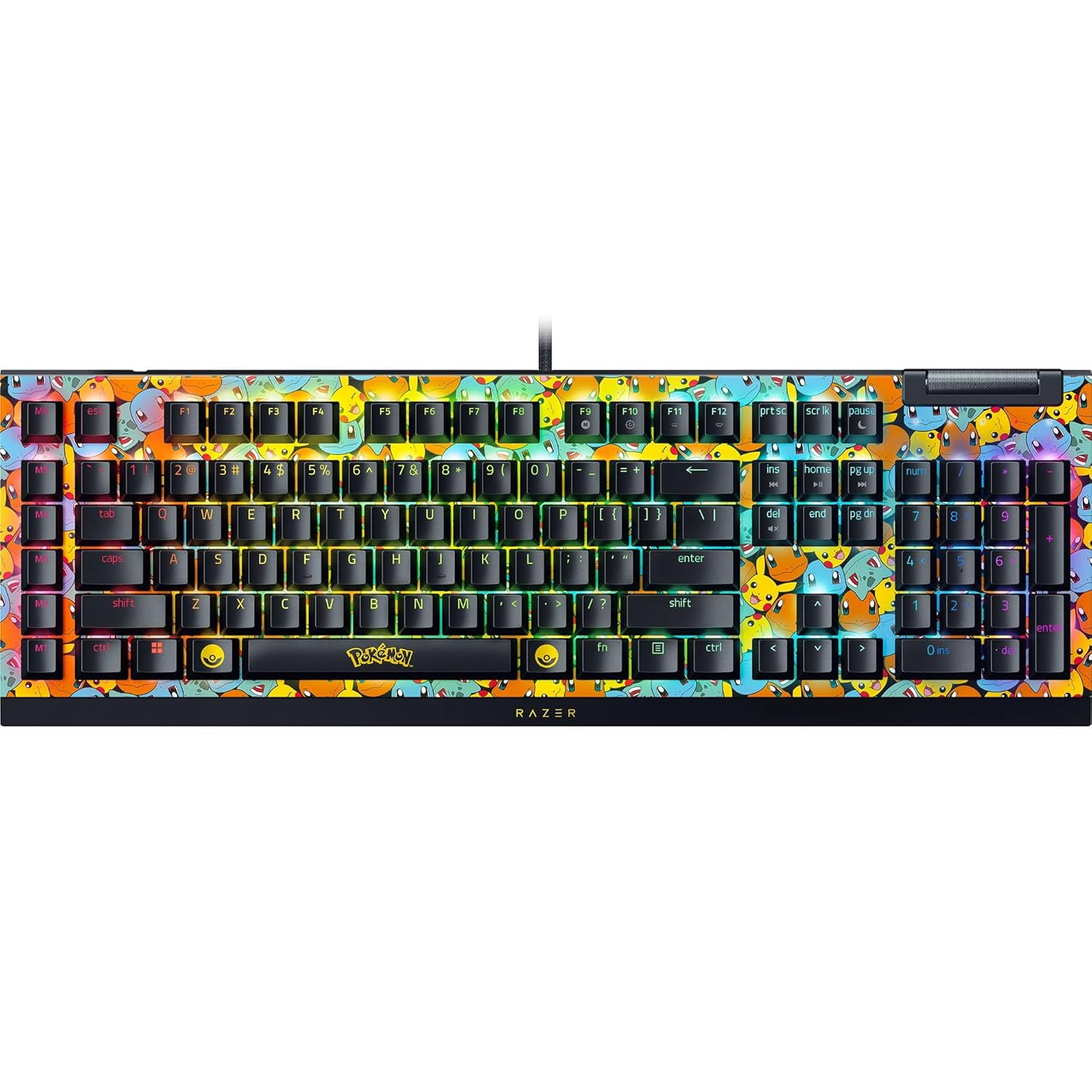 Razer BlackWidow V4 X Gaming Keyboard: Clicky Green Switches