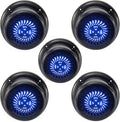 RecPro RV Flush Mount Speaker 5.25 in Exterior - Waterproof LED Pack