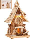 3D Wooden Cuckoo Clock Puzzle for Adults - Precision Build & Charm