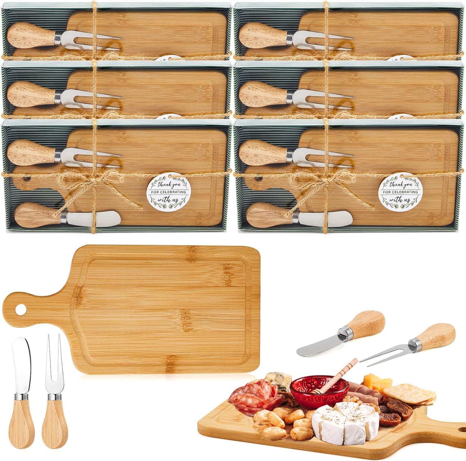 6 Set Bridal Baby Shower Cheese Prizes Gift Set for Guests