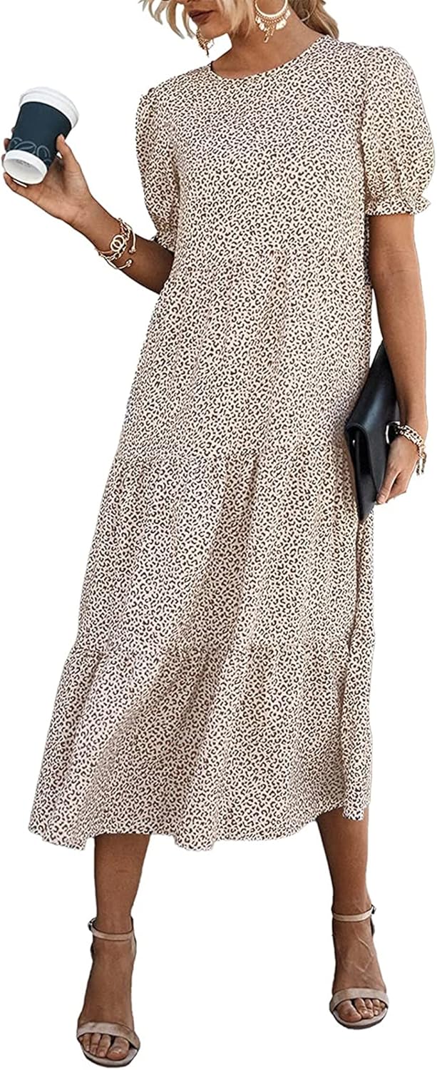 PRETTYGARDEN Summer Dresses for Women: Floral Boho Midi Style