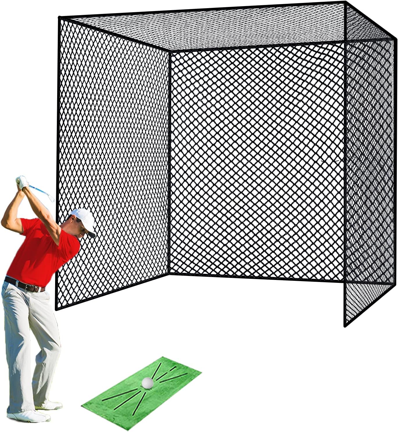 Tongmo Golf Cage Net - Ultimate Indoor/Outdoor Practice Solution