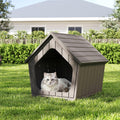 Outdoor Cat House Weatherproof - Insulated Resin Shelter
